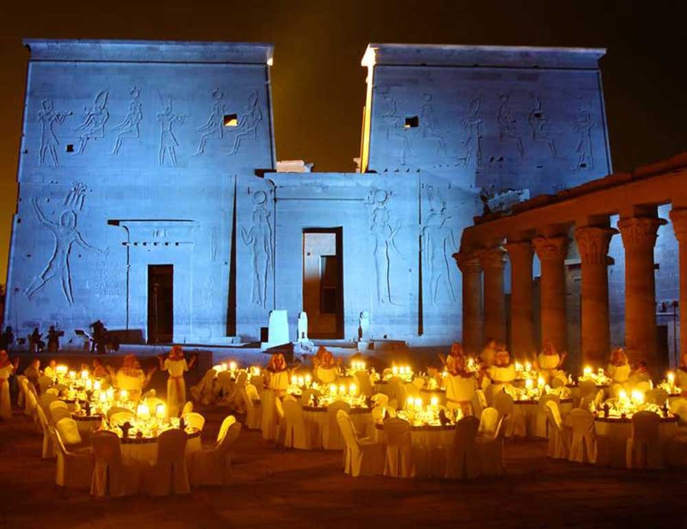 Philae Temples sound and light show